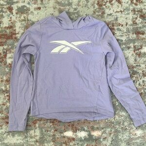Reebok girls long sleeve hooded tee size 5